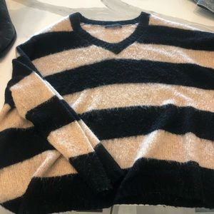 All saints oversized striped sweater